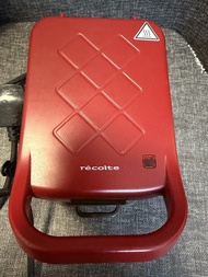 Recolte Press Sand Maker Plaid – Red RPS-2(R)厚燒格子三文治機