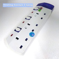 Trailing Socket Extension socket 3 Gang