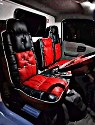 Sarung Jok Isuzu Traga Model Sofa Gratis Sarung Stir/ Lapis jok Traga / Cover Jok Traga / Bungkus Jo