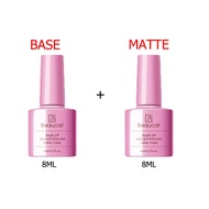 Top Coat (เคลือบสีเล็บเจล)/base coat/MATTE TOP UV LED Gel Polish Soak Off ทาเล็บเจล สีทาเล็บเจล สีเจ