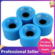 PUENTE 4Pcs Cruiser Skateboard Wheels PU Wheels Long Board Cruiser Wheels with ABCE-9 Bearings