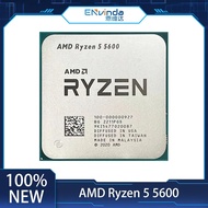 เริ่มต้น2022 AMD Ryzen 5 5600 R5 5600 3.5 Ghz หกแกนสิบสองด้ายเครื่องประมวลผลซีพียู L3 7NM = 32M 100-000000927ซ็อกเก็ต AM4