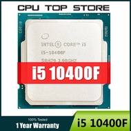 default Olive Used Intel Core I5 10400F 2.9Ghz Six-Core Twelve-Thread CPU Processor 65W LGA 1200 No Fan