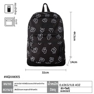 JanSport | เป้หนังสไตล์เรโทรสีดำสำหรับผู้หญิงและผู้ชาย นักเรียน กระเป๋าเป้หนัง กระเป๋าเป้สะพายหลัง ก