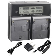 Kastar BPU60 Smart LCD Dual Fast Charger Replacement for Sony BP-U60, PMW-100, PMW-150, PMW-160, PMW