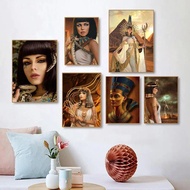 Egyptian Goddess Vintage Poster  Artistic Paper Print for Home Bedroom Bar Cafe Wall Decor pc