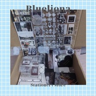 Black theme bullet journal sticker set