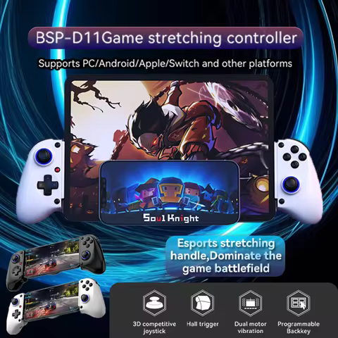 BSP-D11 Stretching Wireless Game Controller For SWITCH/Android/Apple IOS Tablet For PS3/PS4/XBOX Gam