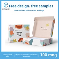 Custom Packaging Box | Gift Box for Shipping | Durable Corrugated Color Box | Apparel Packaging | Ta