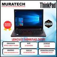 LAPTOP KANTOR LENOVO THINKPAD T470S I7 6600U 20GB 1TB SSD 14 INCH