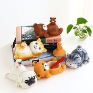 Nordic Puppy Ashtray Trendy Desk Home Living Room Creative Anti-Flying Ash with Lid Ashtray Cute Tea Table Decoration ktv Hotel Restaurant
