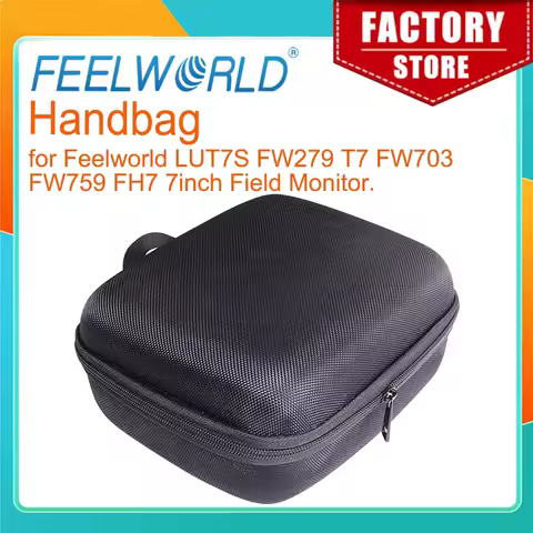 Feelworld Monitor Handbag Camera Carrying Case(9.06x7.48x4.33") for Feelworld LUT7S FW279 T7 FW703 F