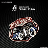 New Product Bike Week 2010 Retro Harley Sticker Motorcycle Motorcycle Sticker Waterproof Reflective Decal 10
