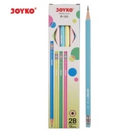 (1PCS) JOYKO P-121 2B COMPUTER PENCIL FOR SCHOOL EXAMS RETAIL WOODEN P 121