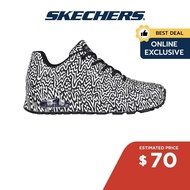 Skechers Online Exclusive Women Jen Stark SKECHERS Street Uno Infinite Drip Shoes - 177960-BKW Air-Cooled Memory Foam