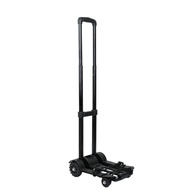 Portable Foldable Luggage Shopping Travel Cart Flatbed Trailer Trolley Barrow with Black Pull Rod