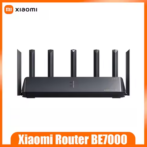 Xiaomi router BE7000 WiFi7 triple band 4 2.5G ports 1GB memory USB3.0 independent 6GHz backhaul Mesh