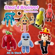 BCT✨Roblox Plush✨Steal A Brainrot Plushie Toys Cute House No.9 &Brain 67 Dolls Red Strawberry Elepha