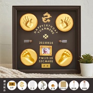Baby Full Month Hand Foot Print Pad Souvenir Photo Frame Hundred Days Hand Print Foot Print Newborn 