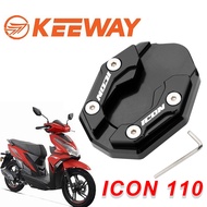 KEEWAY Icon 110 Side Stand Shoes Motorcycle Modified CNC Side Stand Pad keeway Icon 110 Accessories