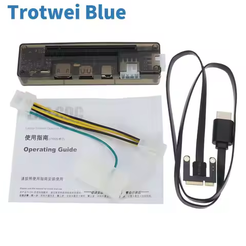 PCIe PCI-E PCI Express Card Laptop External Independent Video Card Dock Mini PCI-E Version For V8.0 