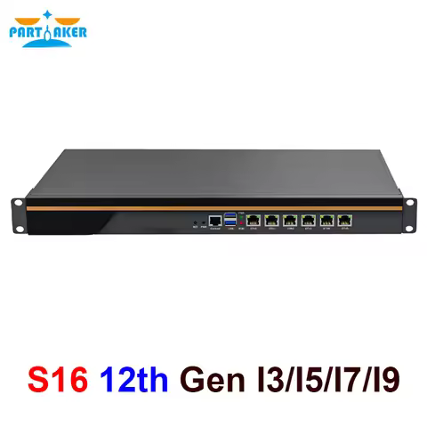 1U Rackmount Firewall Appliance 12th Intel Core I9 12900 I7 12700 I5 12400 I3 12100 6 LAN Soft Route