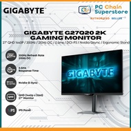 Gigabyte G27Q20 2K Gaming Monitor - 27" 1440P Fast IPS / 210Hz OC / 0.5ms GTG / Height Adjustable