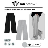 DWIN men's and women's loose-fitting Pants made of unisex straight-leg felt Track Pants local brand