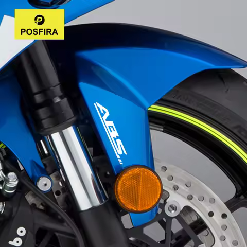 POSFIRA Motorcycle Front Fender ABS Stickers Vinyl Decal for Suzuki GSXR 1000 750 600 GSX R GSXR600 