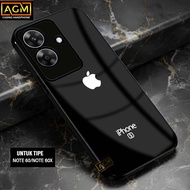 HP Realme Note 60/Note 60X Case - New Softcase Glossy casing Realme Note 60X/Note 60 [Apple Motif] -