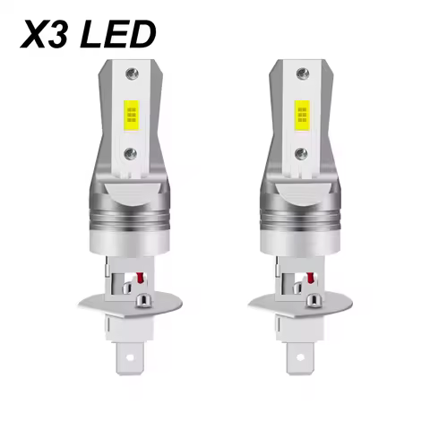 2x 6000K X3 H1 H3 H7 9006 HB4 9005 HB3 LED Bulbs H11 H8 H16 PSX24W H6 P15D 3500LM Car Motorcycle Fog