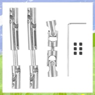 3Pcs Metal Drive Shaft Driveshaft CVD for  B16 B36  Q60 Q63 Q64 Fayee FY004 MN-77 6WD 6X6 RC Car Upg