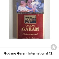 Rokok Gudang garam filter international 12