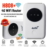 ♥ SFREE Shipping ♥ New H808 4G Lte WiFi Router Portable WiFi Modem 3200mAh Mobile Hotspot Broadband 150Mbps Wide Coverage with SIM Card Slot Mini Outdoor Mobile Hotspot Pocket Mifi 10 Users