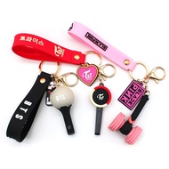 Korean Combination Blackpink Cheer Stick Hammer Keychain BTS Fashion Star Merchandise Pendant Love Hammer