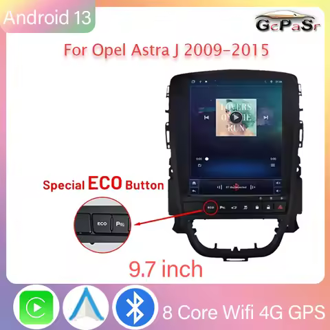 Carplay Vertical Wireless Android Auto For Opel Astra J 2009-2015 Car Radio 9.7 inch Radio 8Core FM 