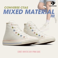 Converse คอนเวิร์ส รองเท้าผ้าใบ รองเท้าข้อสูง UX Chuck Taylor All Star MixMaterial HI A04638CF3CMXX (2800)