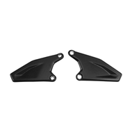 CJ7F ชุดหลังเหยียบรถจักรยานยนต์คาร์บอนไฟเบอร์ Heel Guards Protector เท้าแผ่นสำหรับ Ducati Hypermotar