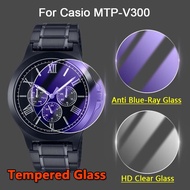 2-6Pcs For Casio MTP-V300 SmartWatch 2.5D Ultra Slim Clear / Anti Purple Light 9H Tough Tempered Gla