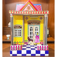 [ GOLDEN CODE ] Level 4 House, Thai Roof House... – Paper House Offering to Ancestors, Offering to 4