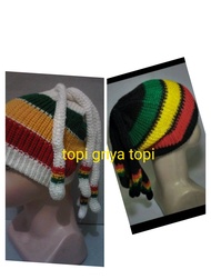 Kupluk Rege/Kupluk Rasta Anak/Beanie Gimbal/Kupluk Gimbal Anak/Kupluk Cumi Anak/Topi Rasta Anak/Kupl