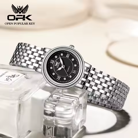 OPK brand fashionable hot selling waterproof women's watch 6605