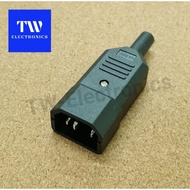 IEC320 C14 3pins male IEC320 C14 Head For Cable Ac com 3p Plug IEC320 C14 Connector Power3 Connector