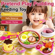 【Super Fun】Children's Bento Toys Educational Creative Toys Fun Pudding Ramen Set Plastic Toys