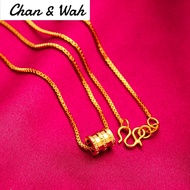 Ready Stock In Singapore Jewellery Gold 916 Original Pure Gold Necklace Women Ladies Clavicle Chain Pendant Necklace