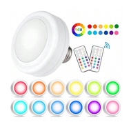 13-color remote-controlled LED bulb battery-powered, wireless bulb
