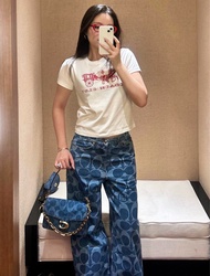 CLOT x COACH SS26聯名款經典潮流復古休閒馬車印花純棉短袖T恤