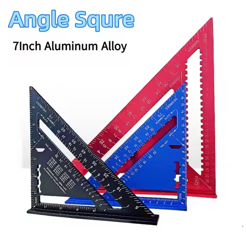 High Quality 7inch Rafter Square Triangle Carpenter Square Die-cast Aluminum Alloy for Woodworking a