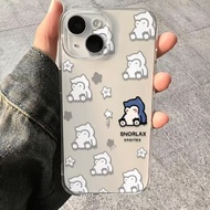 Cartoon Pokemon Snorlax For iPhone 17Promax 17 Phone Cover iPhone 16Pro 15 13 Shockproof iPhone Case