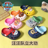 A-6💝Paw Patrol Li Da Gong Summer Beach Children's Hole Shoes Boys and Girls Baby1-3Years Old Cute Baby Slippers ZI84
